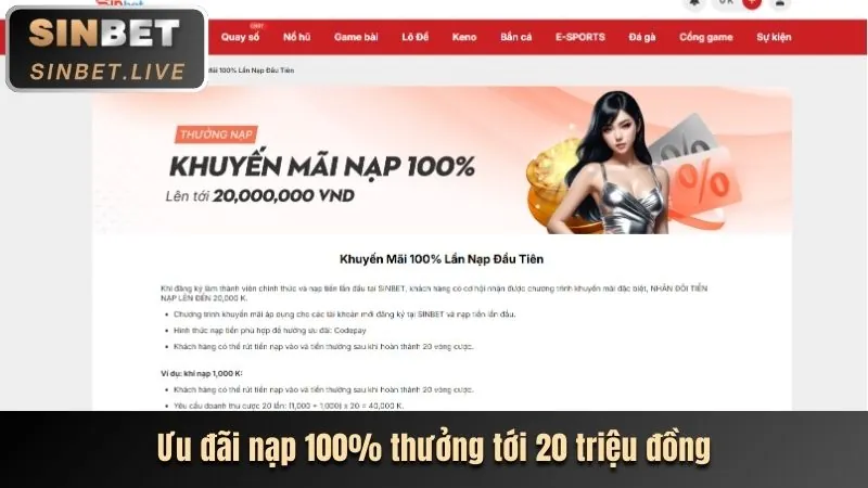 Khuyến mãi hoàn trả xổ số hàng ngày